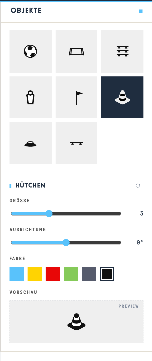 Objects panel