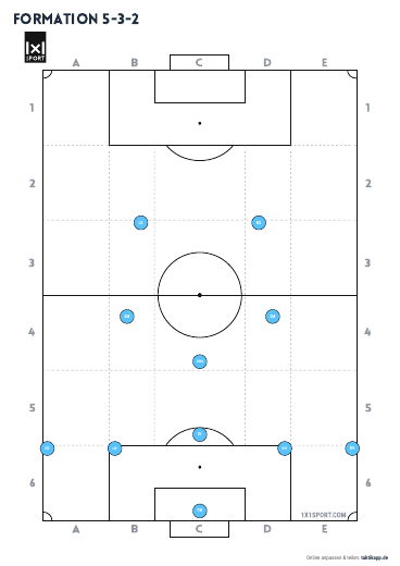 Vorschau: 5-3-2 Formation als PDF (DIN A4)